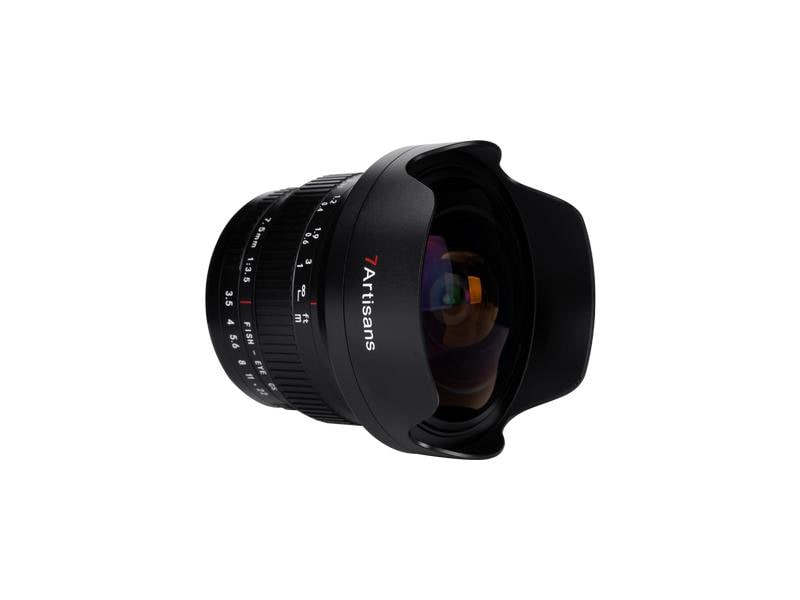 7Artisans Longueur focale fixe 7.5mm F/3.5 Ultra Wide APS-C – Canon EF