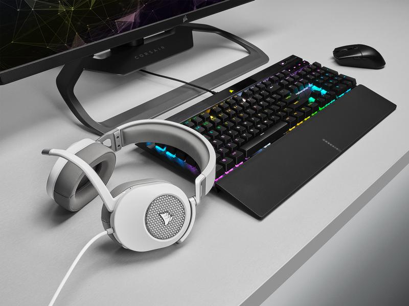 Corsair Headset HS65 Surround Weiss