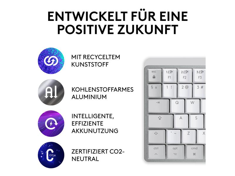 Logitech Clavier MX Mechanical Mini for Mac pale grey