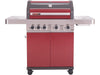 Masport Barbecue au gaz MB 4000, 4 brûleurs, rouge