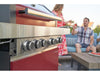 Masport Gasgrill MB 4000, 4-Brenner, Rot