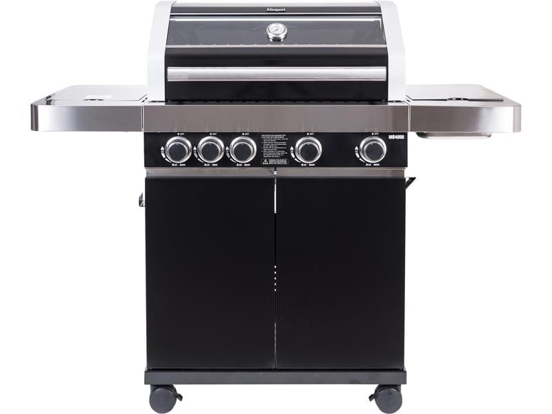 Masport Gasgrill MB 4000, 4-Brenner, Schwarz