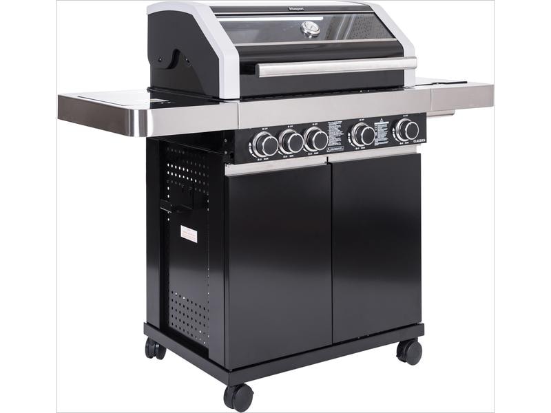 Masport Barbecue au gaz MB 4000, 4 brûleurs, noir