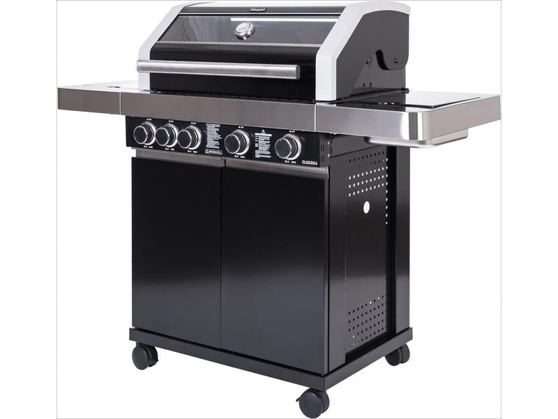 Masport Barbecue au gaz MB 4000, 4 brûleurs, noir