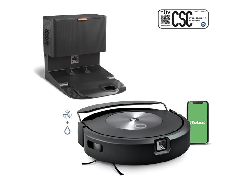 iRobot Robot d’aspiration et d’essuyage Roomba Combo j7+