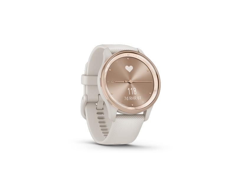 GARMIN Sportuhr Vivomove Trend Weiss/Rosa