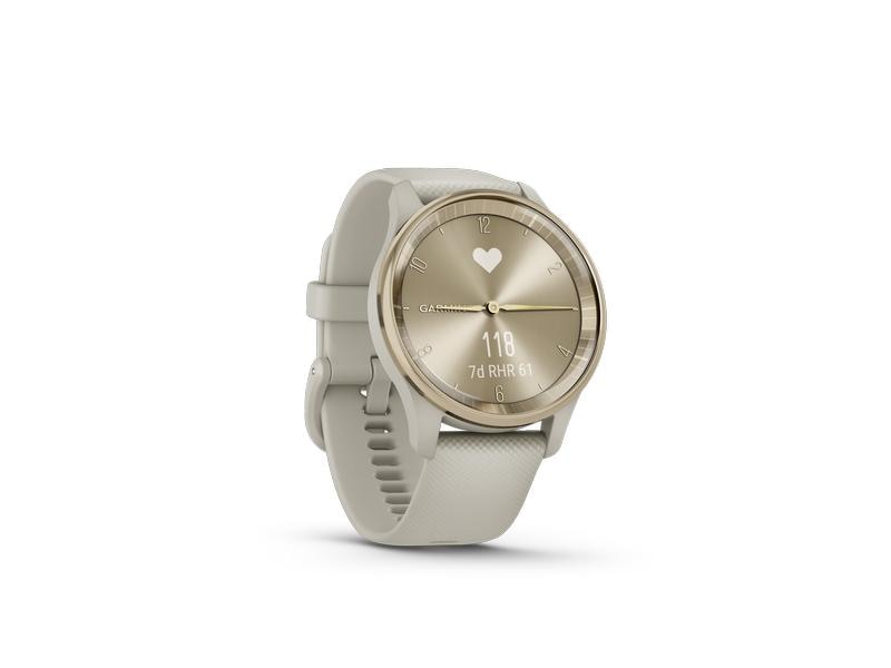 GARMIN Montre de sport Vivomove Trend Blanc/Vert olive