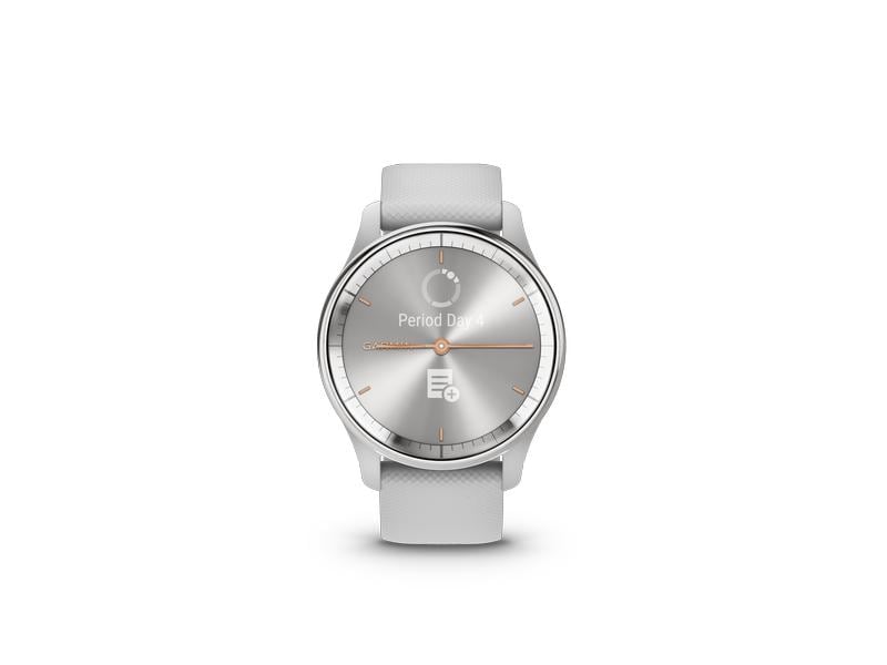 GARMIN Montre de sport Vivomove Trend Blanc/Blanc brillant