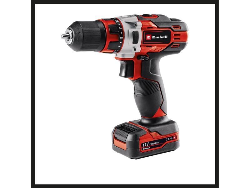 Einhell Perceuse-visseuse sans fil TE-CD 12/1 Li 2.0 Ah Kit