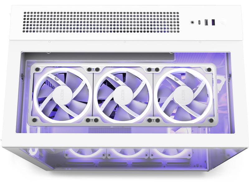 NZXT Boîtier d’ordinateur H9 Elite Blanc mat