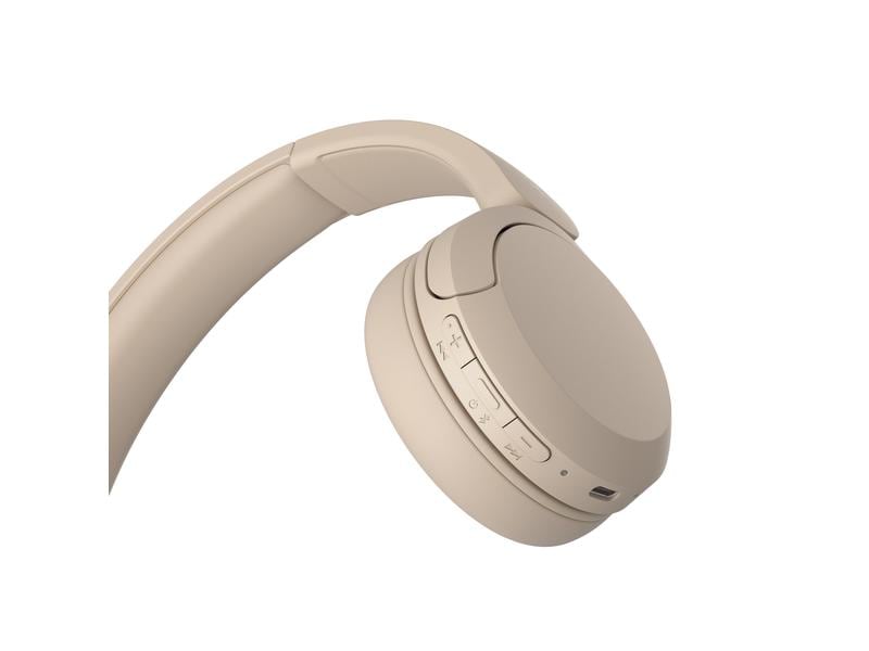 Sony Casques supra-auriculaires Wireless WH-CH520 Beige