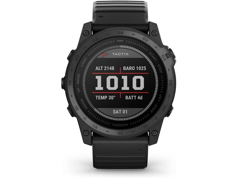 GARMIN Sportuhr Tactix 7 Sapphire Standard, Schwarz/Schwarz