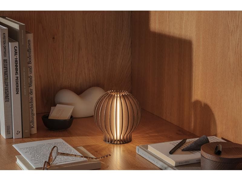 Eva Solo Lampe de bureau Radiant rond, 15 cm, Smoked