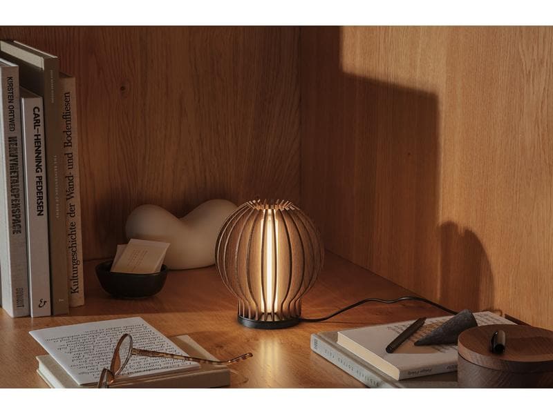 Eva Solo Lampe de bureau Radiant rond, 15 cm, Smoked