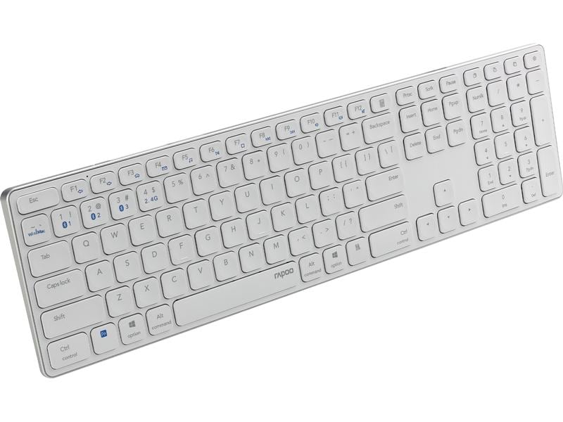 Rapoo Clavier E9800M ultraslim Blanc