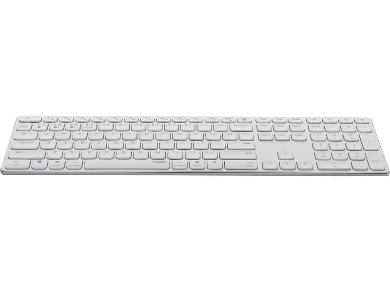 Rapoo Tastatur E9800M ultraslim Weiss