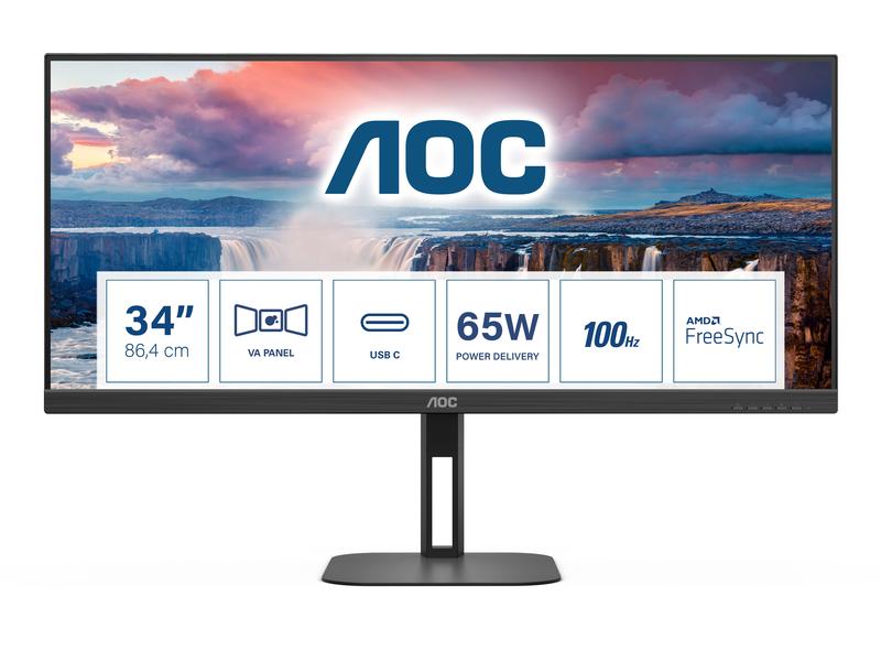 AOC Moniteur U34 V5C/BK