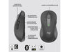 Logitech Maus Signature M650 L left Graphite