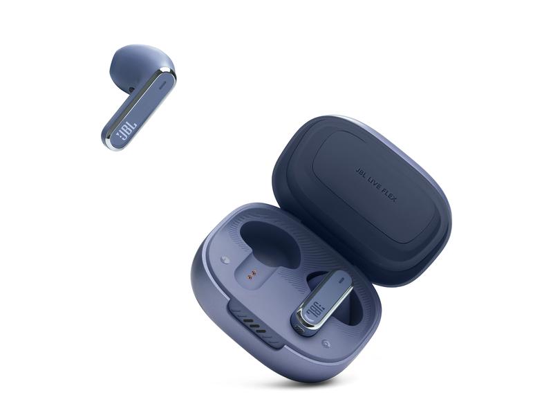 JBL True Wireless In-Ear-Kopfhörer LIVE FLEX Blau