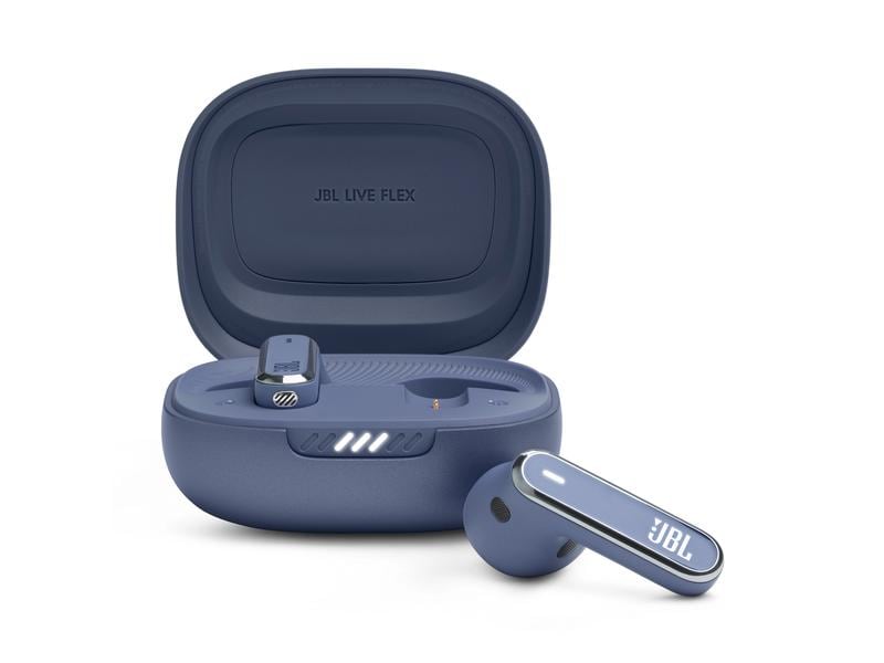 JBL True Wireless In-Ear-Kopfhörer LIVE FLEX Blau