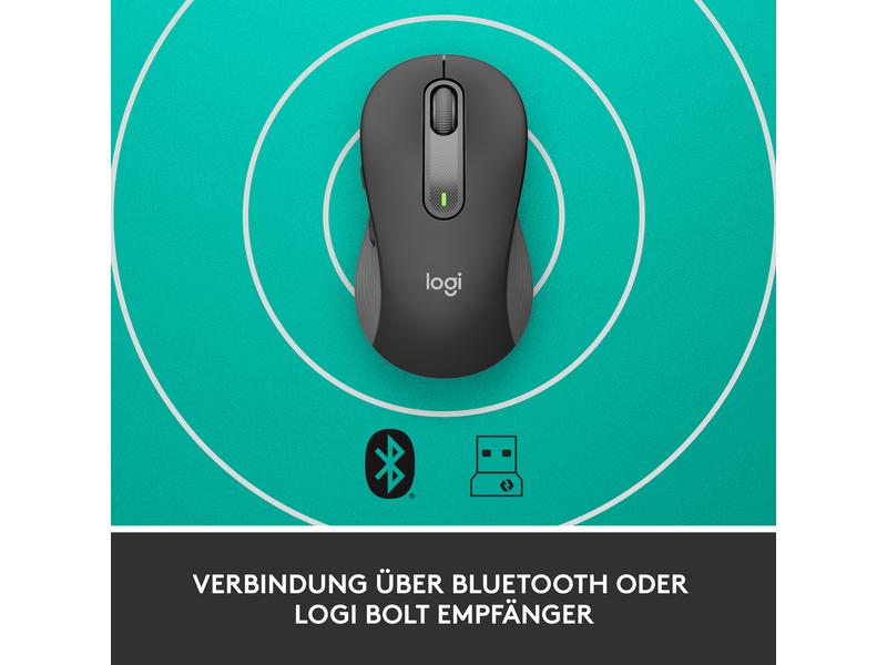 Logitech Maus Signature M650 L for Business Graphite