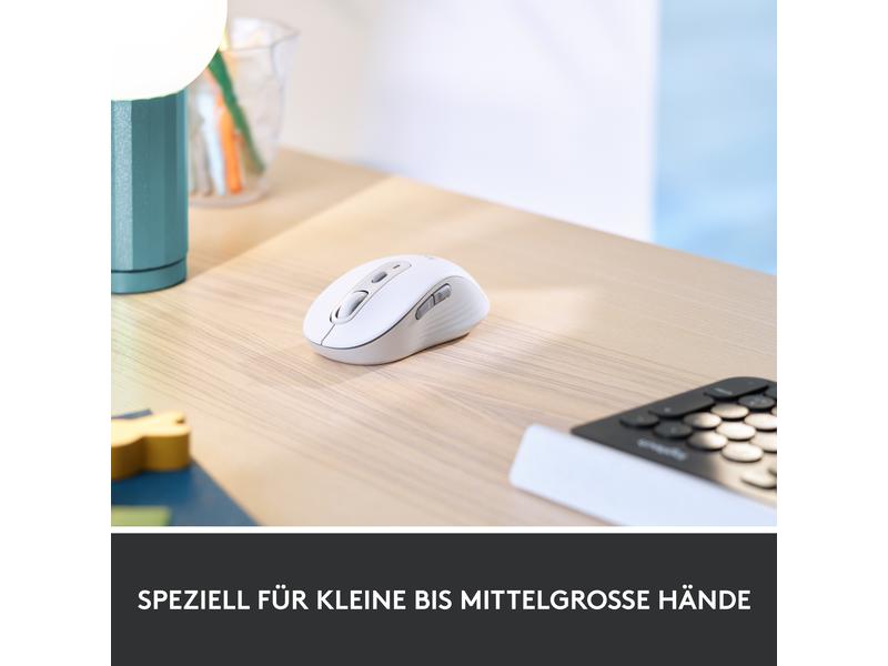 Logitech Maus Signature M650 for Business Weiss