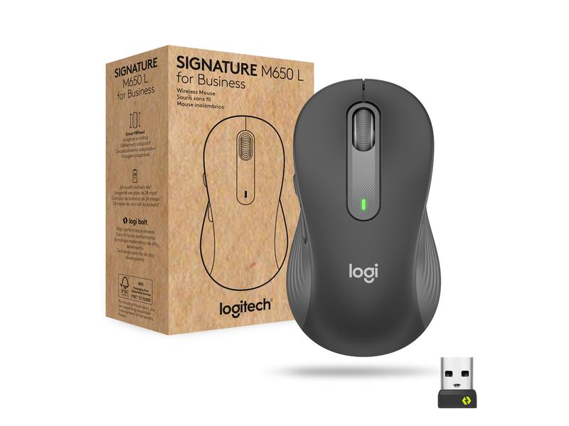 Logitech Souris Signature M650 L for Business Graphite