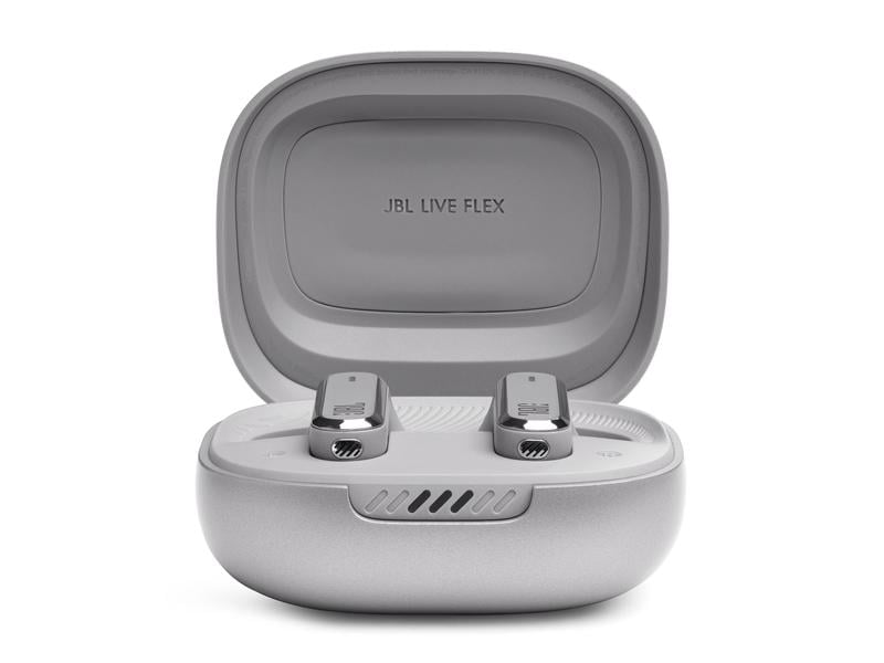 JBL True Wireless In-Ear-Kopfhörer LIVE FLEX Silber