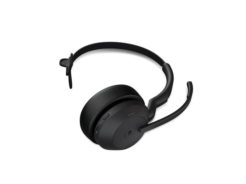 Jabra Casque Evolve2 55 Mono MS, USB-A, station de chargement incluse