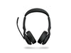 Jabra Casque Evolve2 55 Duo UC, USB-A, station de chargement incluse