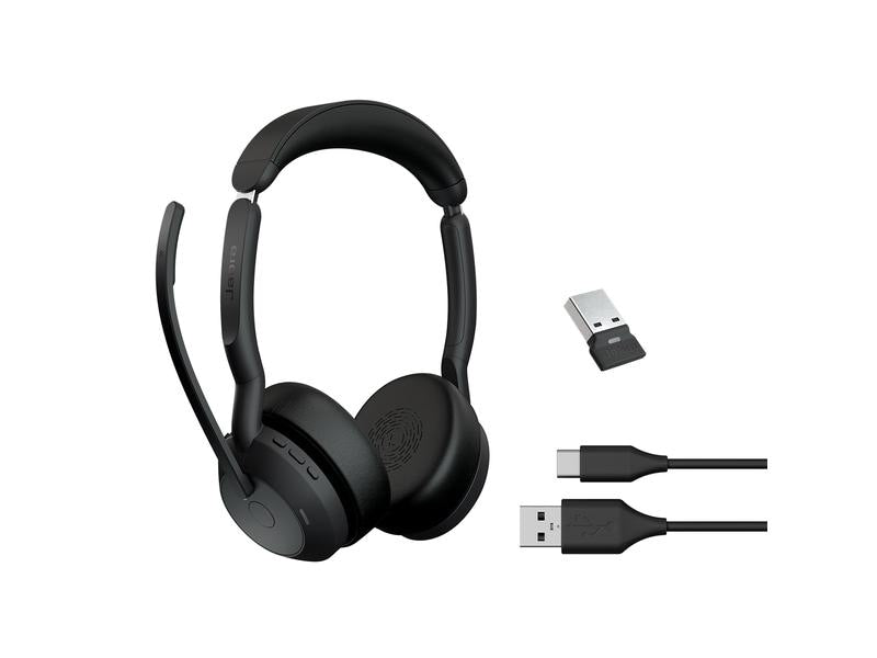 Jabra Casque Evolve2 55 Duo UC, USB-A