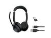 Jabra Headset Evolve2 55 Duo UC, USB-A