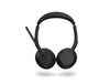 Jabra Casque Evolve2 55 Duo MS, USB-A, station de chargement incluse