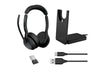 Jabra Headset Evolve2 55 Duo MS, USB-A, inkl. Ladestation