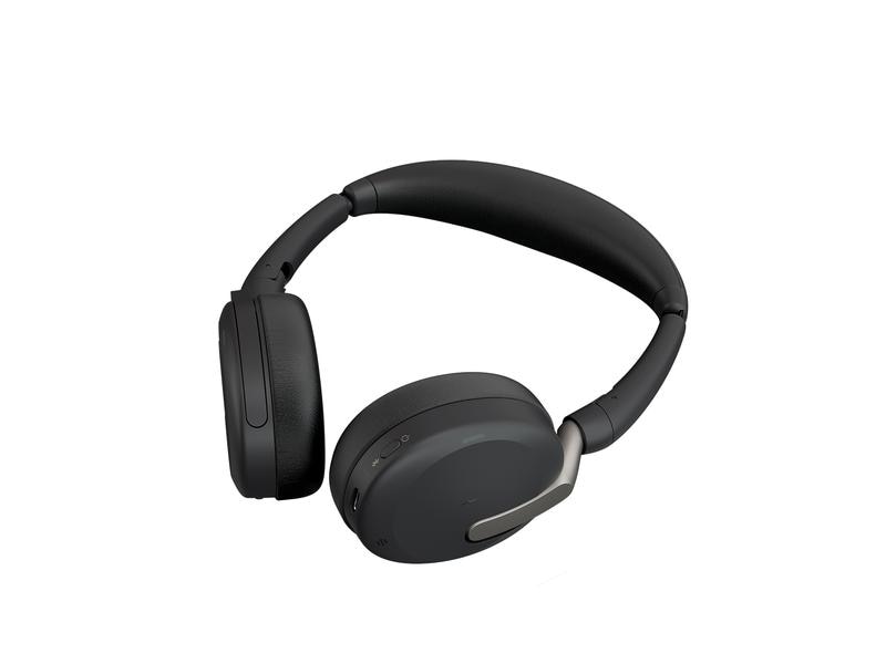 Jabra Casque Evolve2 65 Flex Duo UC, USB-A, station de chargement incluse