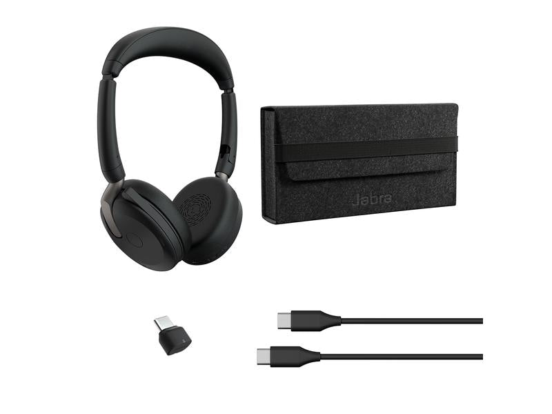 Jabra Casque Evolve2 65 Flex Duo UC, USB-C