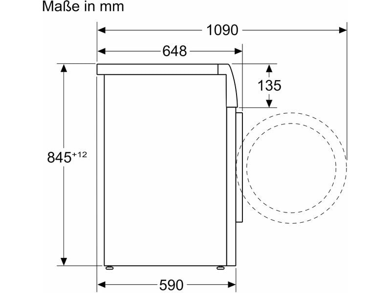 Bosch Waschmaschine Serie 8 WGB25604CH Links