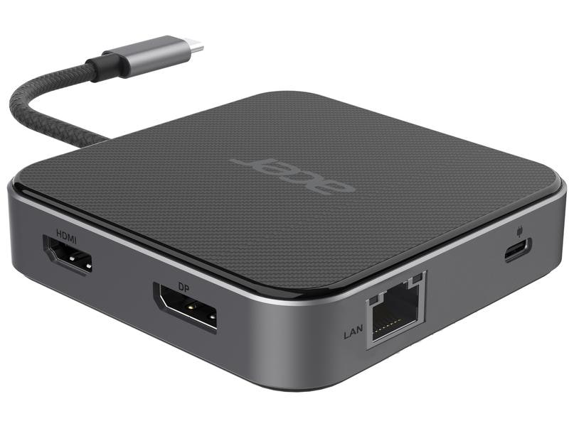 Acer Station d'accueil USB-C Dock Multi Display Hub 8K Dongle 7-in-1