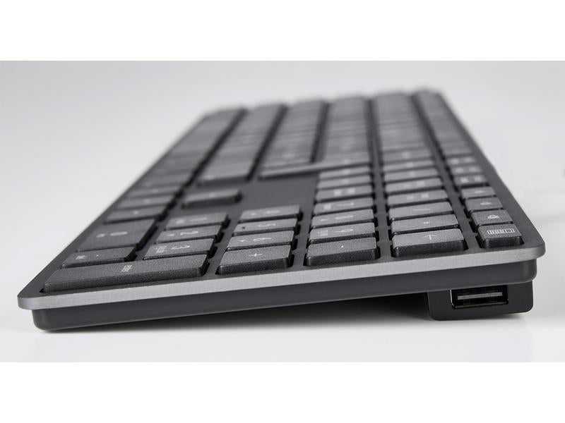 LMP Tastatur KB-3421 USB Space Grau