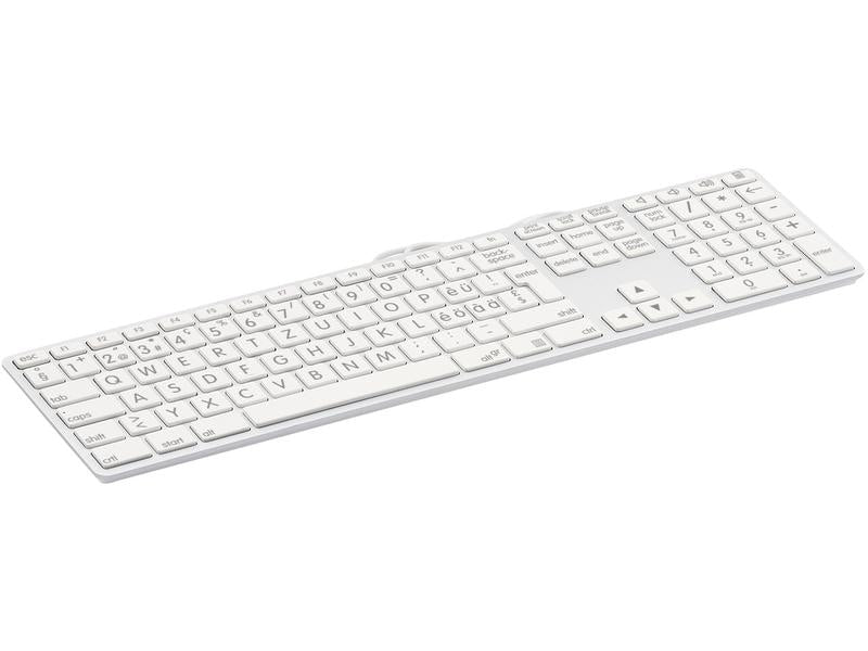 LMP Tastatur USB Grosse Beschriftung WinOS Silber