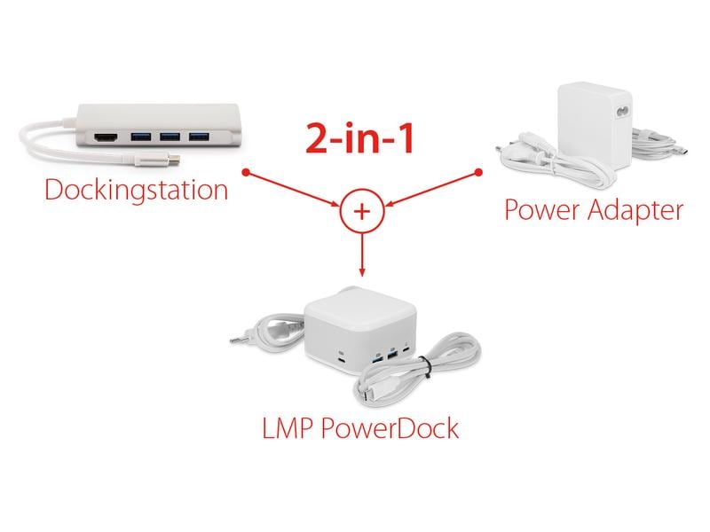 LMP PowerDock Blanc