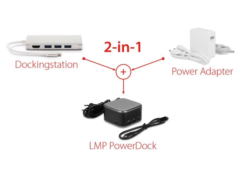 LMP PowerDock Schwarz