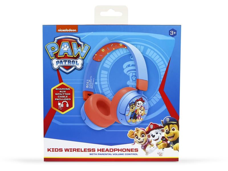 OTL Casques extra-auriculaires Paw Patrol Kids Bleu clair; Rouge vif