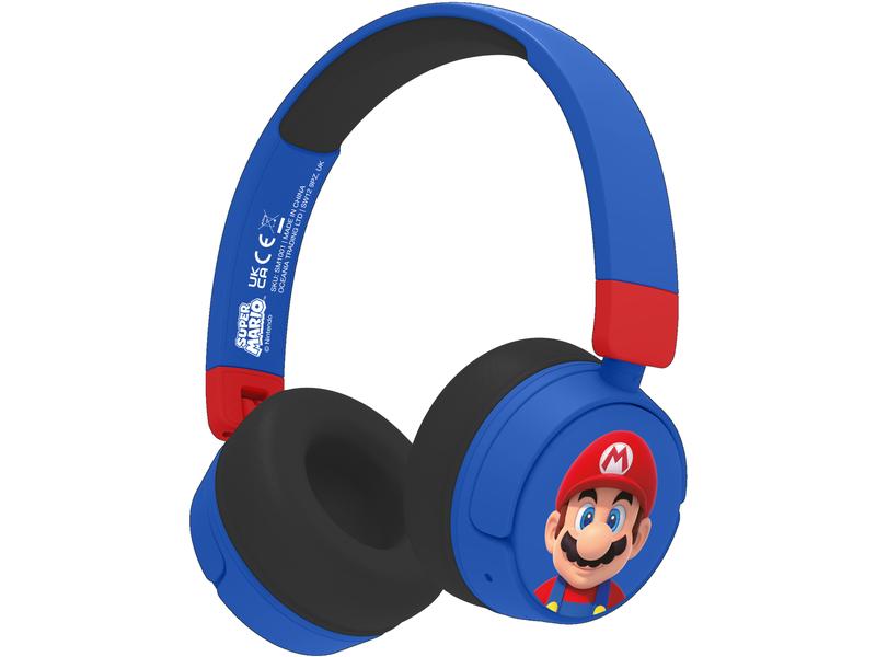 OTL Casques extra-auriculaires Super Mario Bleu; Rouge