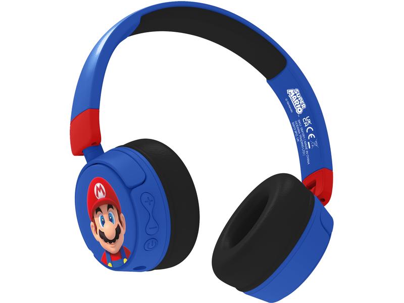 OTL Casques extra-auriculaires Super Mario Bleu; Rouge