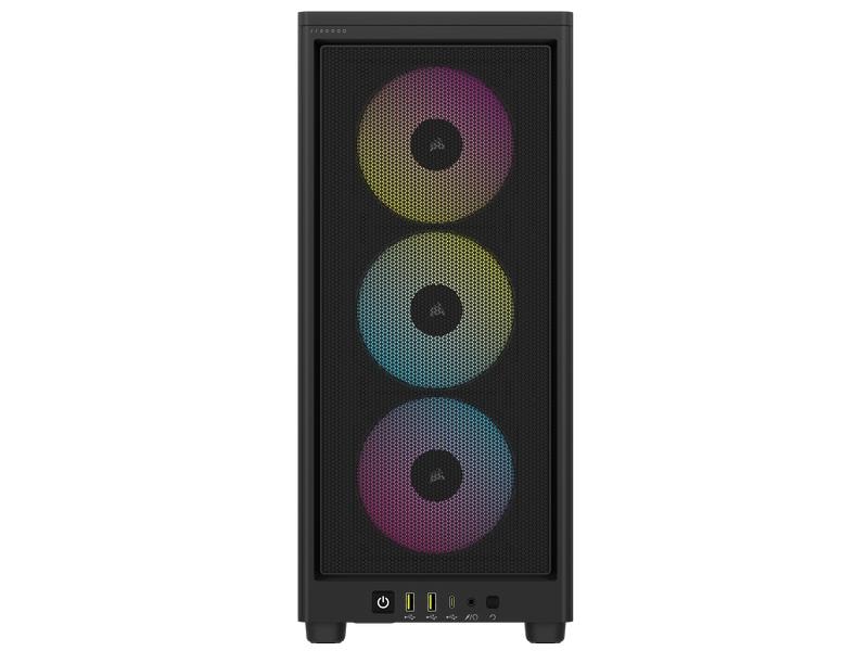 Corsair Boîtier d’ordinateur iCUE 2000D RGB Airflow Noir