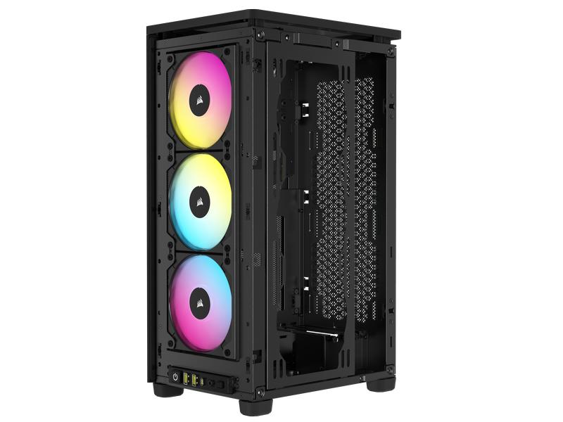 Corsair PC-Gehäuse iCUE 2000D RGB Airflow Schwarz