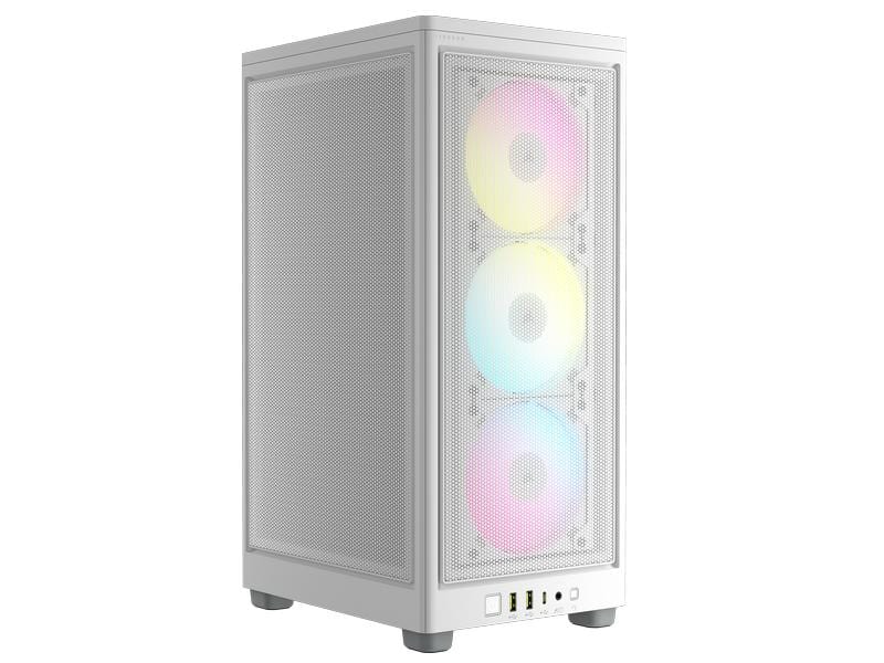 Corsair Boîtier d’ordinateur iCUE 2000D RGB Airflow Blanc