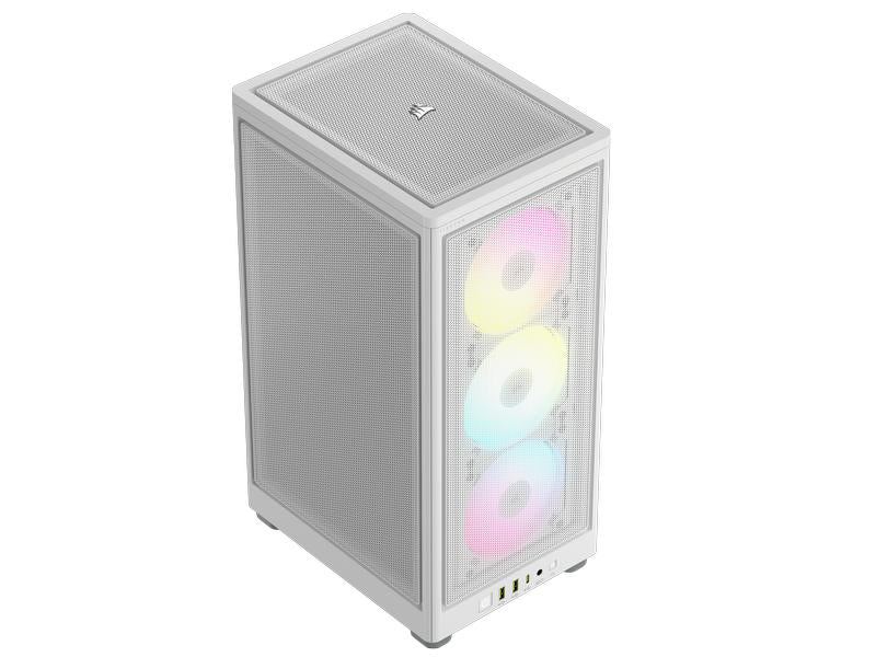 Corsair Boîtier d’ordinateur iCUE 2000D RGB Airflow Blanc