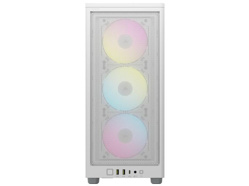 Corsair Boîtier d’ordinateur iCUE 2000D RGB Airflow Blanc